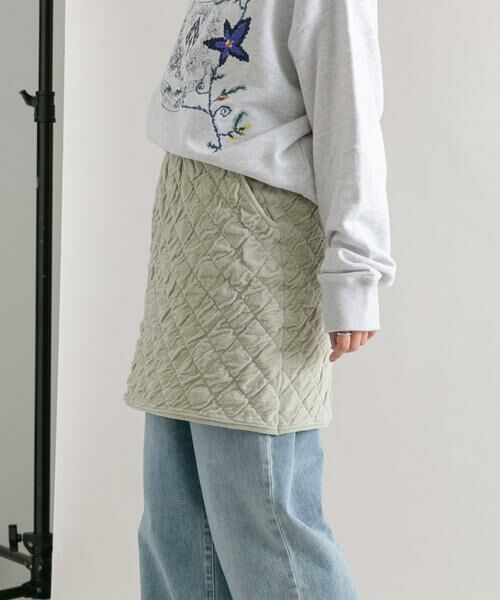 KBF / ケービーエフ スカート | キルティングニットスカート | 詳細16