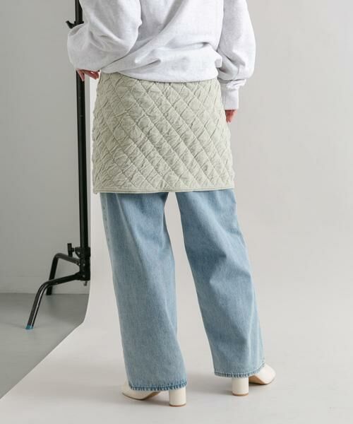 KBF / ケービーエフ スカート | キルティングニットスカート | 詳細18