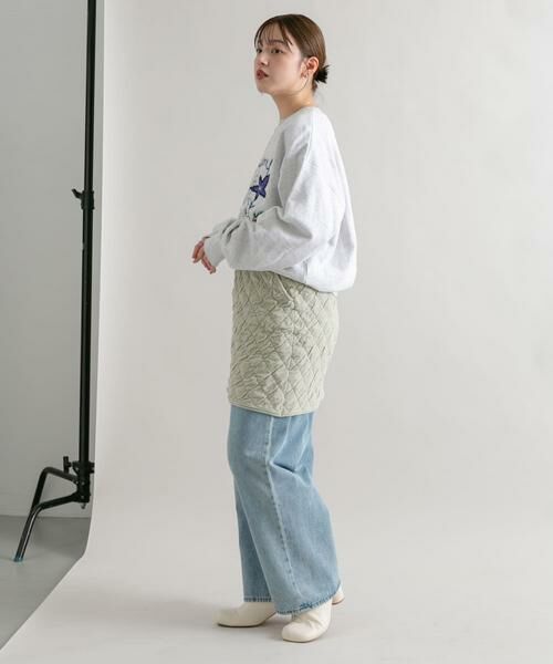 KBF / ケービーエフ スカート | キルティングニットスカート | 詳細20