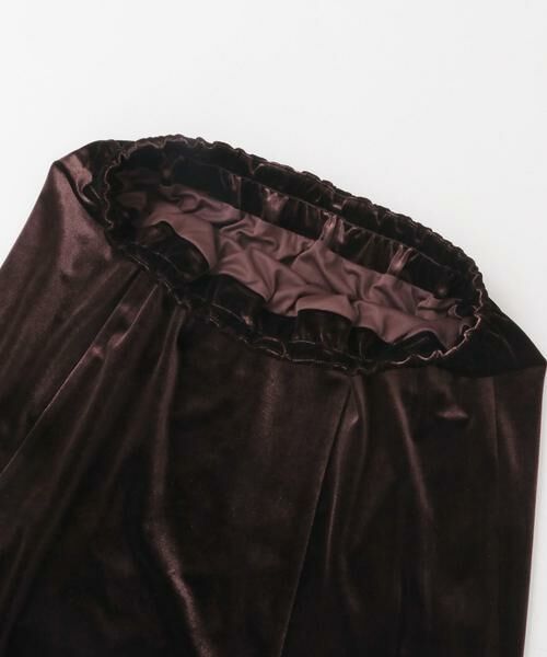 KBF / ケービーエフ スカート | セミフレアベロアスカート | 詳細14