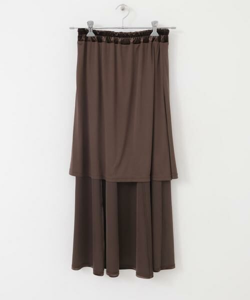 KBF / ケービーエフ スカート | セミフレアベロアスカート | 詳細15