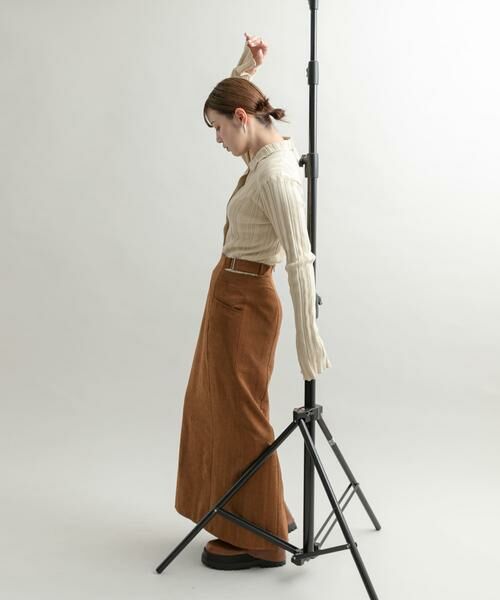 KBF / ケービーエフ スカート | ウエストオープンIラインスカート | 詳細7