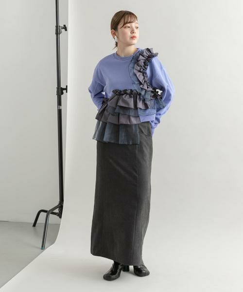 KBF / ケービーエフ スカート | ウエストオープンIラインスカート | 詳細20