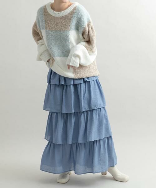 KBF / ケービーエフ スカート | ティアードスカート | 詳細4