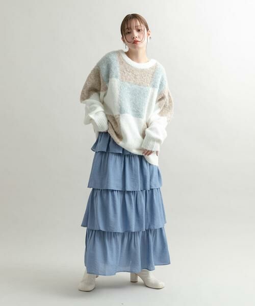 KBF / ケービーエフ スカート | ティアードスカート | 詳細5