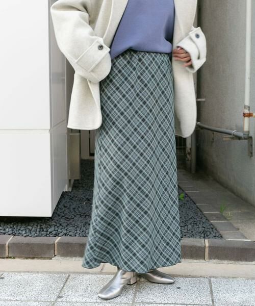 KBF / ケービーエフ スカート | チェックナロースカート(裏付) | 詳細29