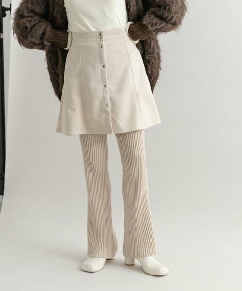 KBF / ケービーエフ スカート | リブパンツSETミニスカート | 詳細3