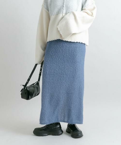 KBF / ケービーエフ スカート | ラメフェザースカート | 詳細1