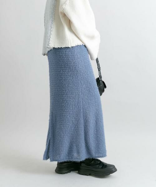 KBF / ケービーエフ スカート | ラメフェザースカート | 詳細2