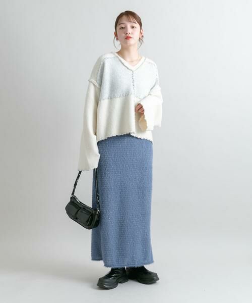 KBF / ケービーエフ スカート | ラメフェザースカート | 詳細4