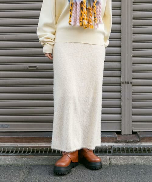 KBF / ケービーエフ スカート | ラメフェザースカート | 詳細13