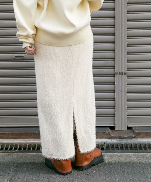 KBF / ケービーエフ スカート | ラメフェザースカート | 詳細15