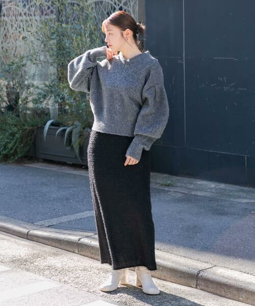 KBF / ケービーエフ スカート | ラメフェザースカート | 詳細23