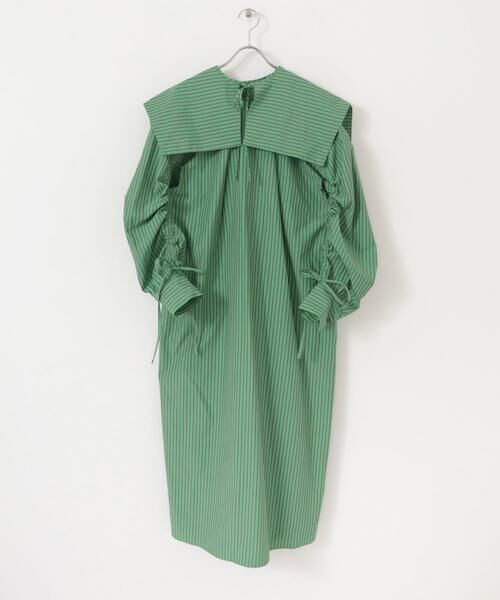 KBF / ケービーエフ ワンピース | スクエアカラーSETストライプワンピース | 詳細9