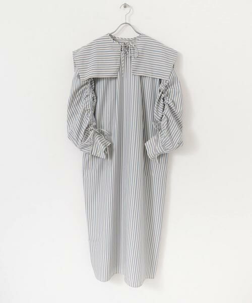 KBF / ケービーエフ ワンピース | スクエアカラーSETストライプワンピース | 詳細15