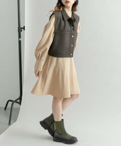 KBF / ケービーエフ ワンピース | タックスリーブミニワンピース