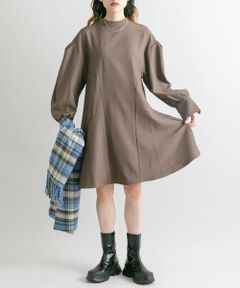 KBF / ケービーエフ ワンピース | タックスリーブミニワンピース