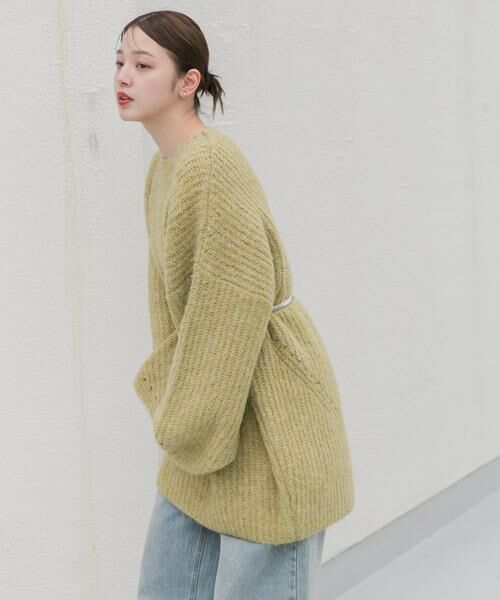 KBF / ケービーエフ ワンピース | ボリュームニットミニワンピース | 詳細2