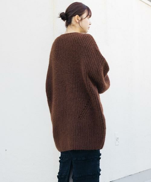 KBF / ケービーエフ ワンピース | ボリュームニットミニワンピース | 詳細20