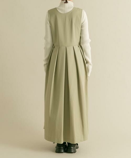 KBF / ケービーエフ ワンピース | 『2サイズ展開』キーネックBIGプリーツジャンパースカート | 詳細15