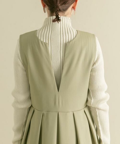 KBF / ケービーエフ ワンピース | 『2サイズ展開』キーネックBIGプリーツジャンパースカート | 詳細18