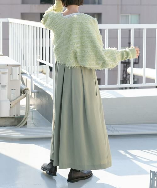 KBF / ケービーエフ ワンピース | 『2サイズ展開』キーネックBIGプリーツジャンパースカート | 詳細7