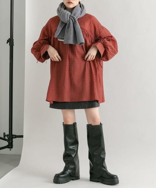 KBF / ケービーエフ ワンピース | ドロストスリーブミニワンピース | 詳細3