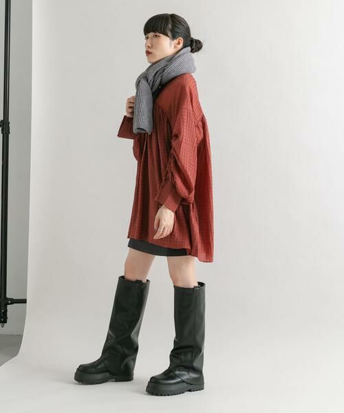 KBF / ケービーエフ ワンピース | ドロストスリーブミニワンピース | 詳細5