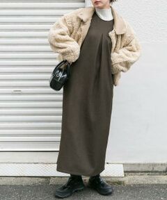 KBF / ケービーエフ ワンピース | 『2サイズ展開』BACKクロスジャンパースカート