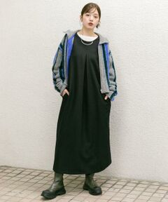 KBF / ケービーエフ ワンピース | 『2サイズ展開』BACKクロスジャンパースカート