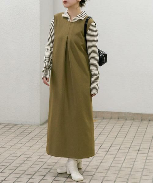 KBF / ケービーエフ ワンピース | 『2サイズ展開』BACKクロスジャンパースカート | 詳細1