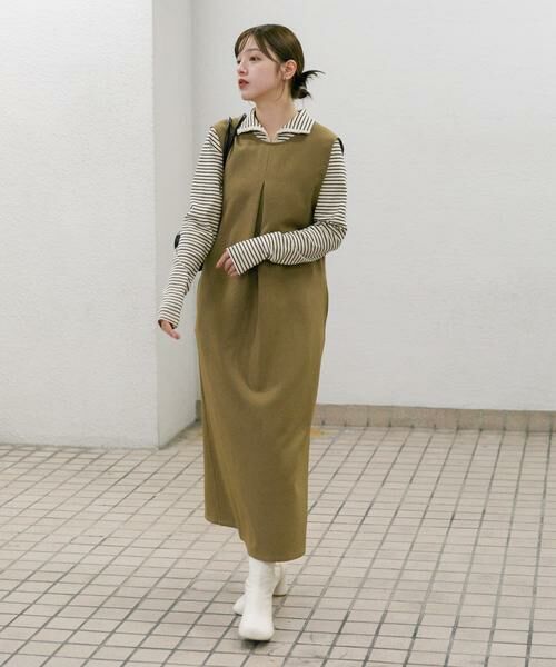 KBF / ケービーエフ ワンピース | 『2サイズ展開』BACKクロスジャンパースカート | 詳細3