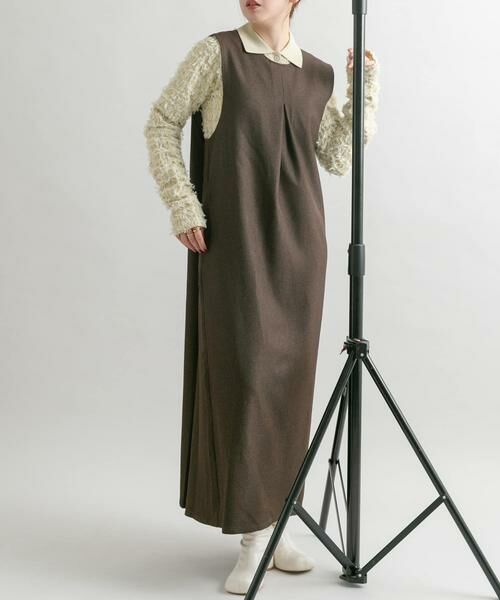 KBF / ケービーエフ ワンピース | 『2サイズ展開』BACKクロスジャンパースカート | 詳細20