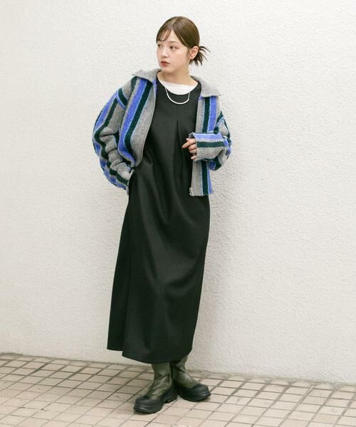 KBF / ケービーエフ ワンピース | 『2サイズ展開』BACKクロスジャンパースカート | 詳細28