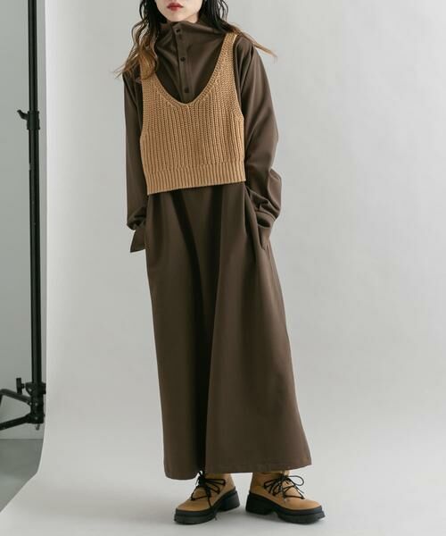 KBF / ケービーエフ ワンピース | ニットビスチェSETワンピース | 詳細3