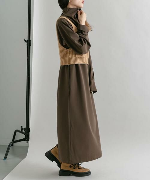 KBF / ケービーエフ ワンピース | ニットビスチェSETワンピース | 詳細4
