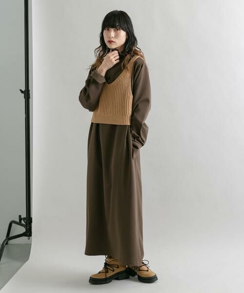 KBF / ケービーエフ ワンピース | ニットビスチェSETワンピース | 詳細5