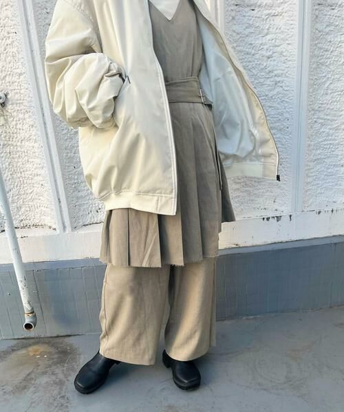 KBF / ケービーエフ サロペット・オールインワン | プリーツスカートSETサロペット | 詳細10