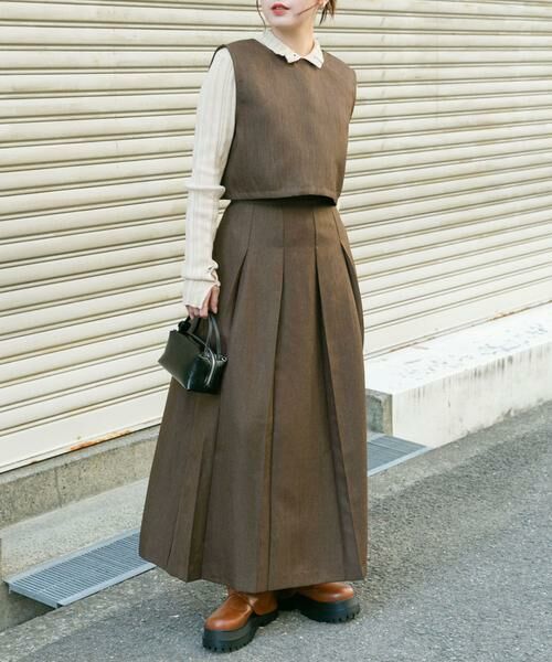 KBF / ケービーエフ ワンピース | ベストセパレートワンピース | 詳細1