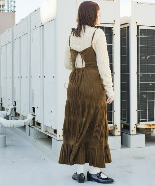 KBF / ケービーエフ ワンピース | マジョリカプリーツキャミワンピース | 詳細2