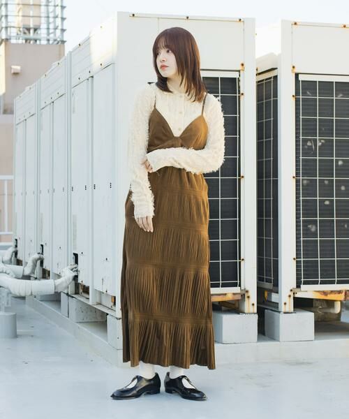 KBF / ケービーエフ ワンピース | マジョリカプリーツキャミワンピース | 詳細3