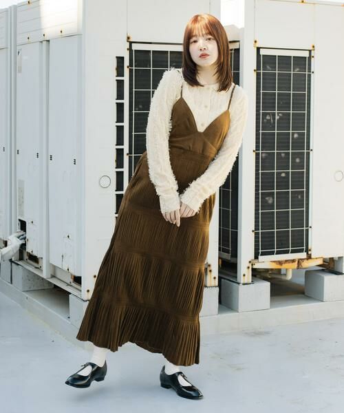 KBF / ケービーエフ ワンピース | マジョリカプリーツキャミワンピース | 詳細4