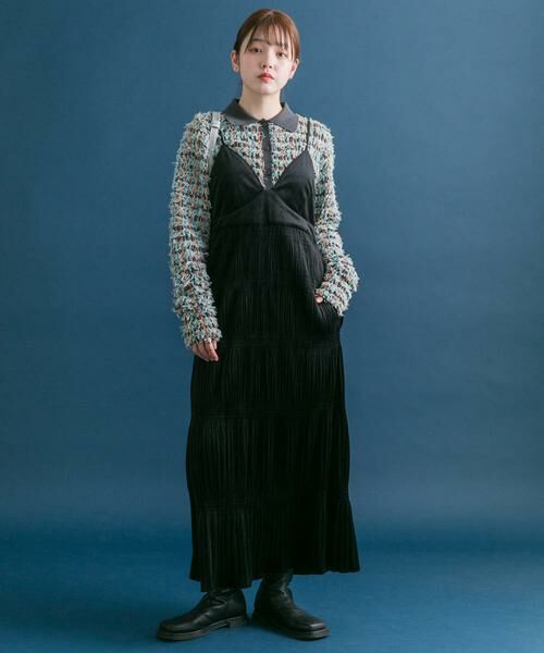 KBF / ケービーエフ ワンピース | マジョリカプリーツキャミワンピース | 詳細29