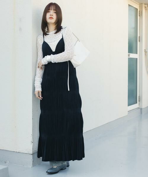 KBF / ケービーエフ ワンピース | マジョリカプリーツキャミワンピース | 詳細22