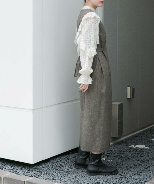 KBF / ケービーエフ ワンピース | 『2サイズ展開』ツイードジャンパースカート | 詳細2