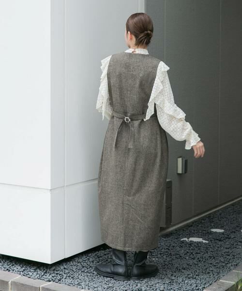 KBF / ケービーエフ ワンピース | 『2サイズ展開』ツイードジャンパースカート | 詳細4