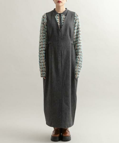 KBF / ケービーエフ ワンピース | 『2サイズ展開』ツイードジャンパースカート | 詳細26