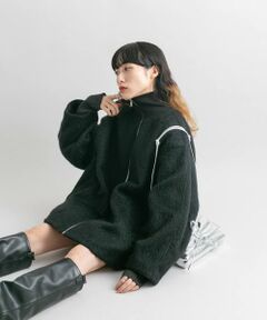 KBF / ケービーエフ その他アウター | ハイネックシャギーコート