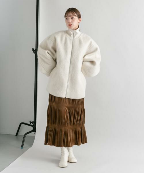 KBF / ケービーエフ その他アウター | ハイネックシャギーコート | 詳細11