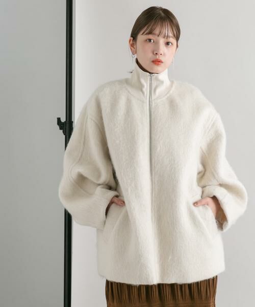 KBF / ケービーエフ その他アウター | ハイネックシャギーコート | 詳細6